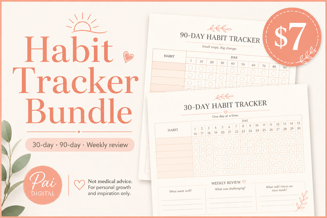 HAB-001 Habit Tracker Bundle cover